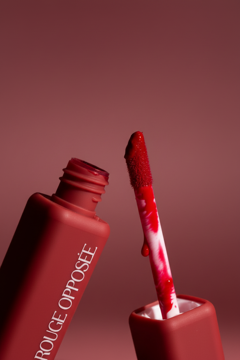Le Rouge Opposée, encre à lèvres mattes