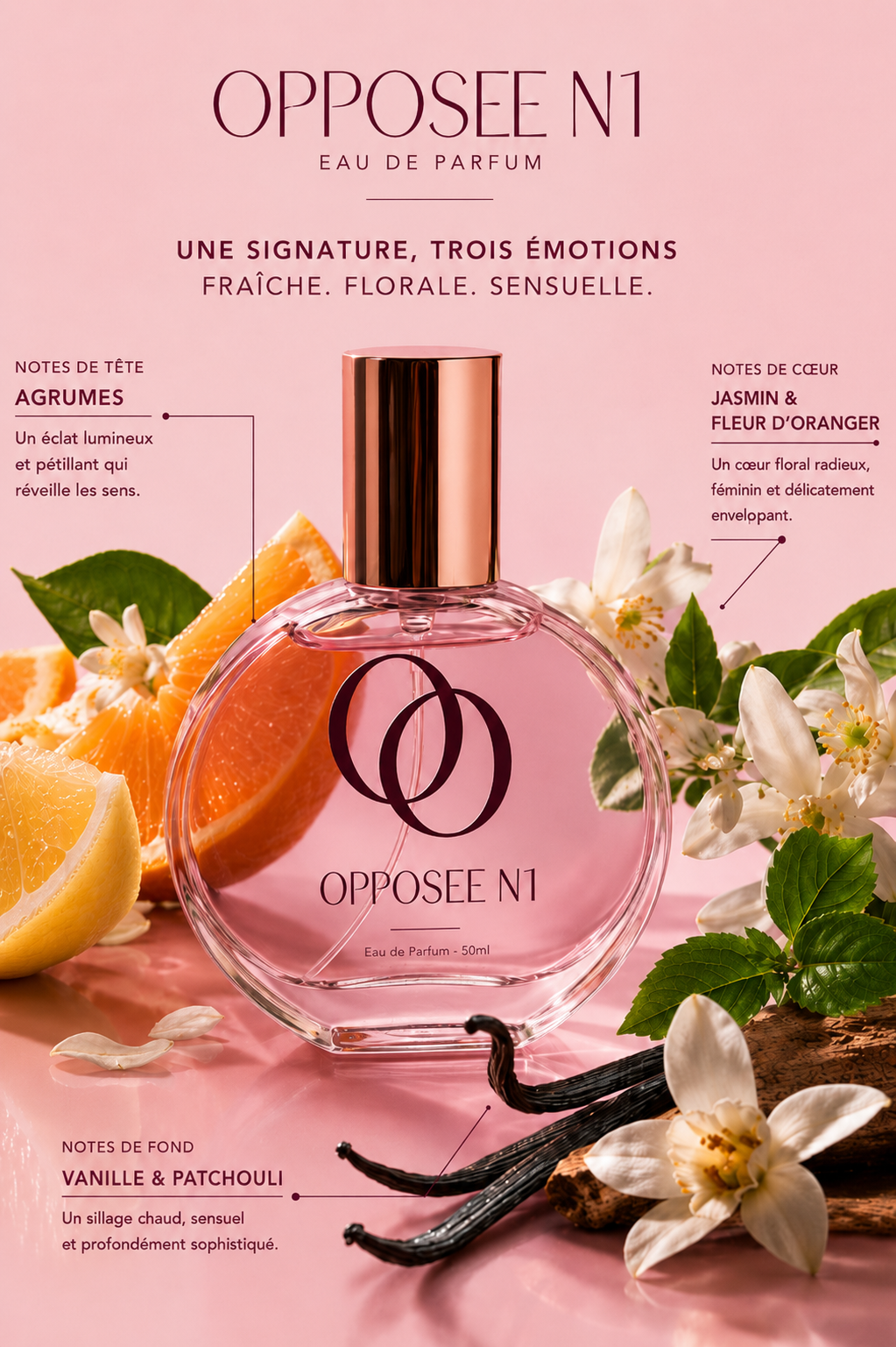 Opposée n°1 - Eau de Parfum 50 ml