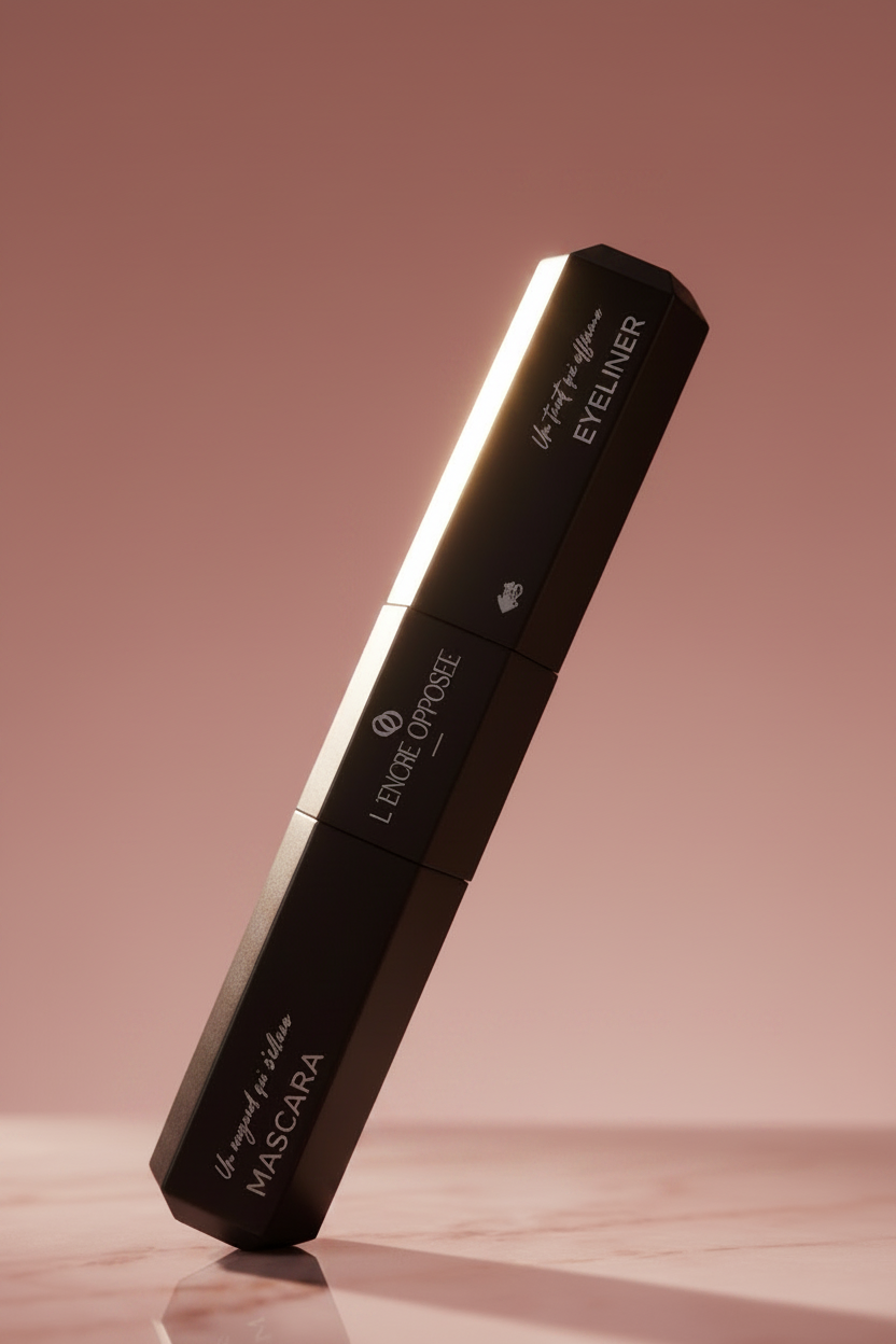 L'Encre Opposée, mascara et eyeliner 2en1, packshot premium