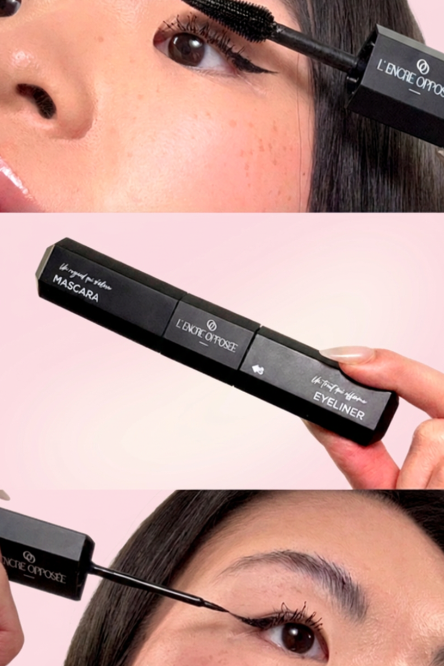 L'Encre Opposée, mascara et eyeliner 2en1, packshot premium