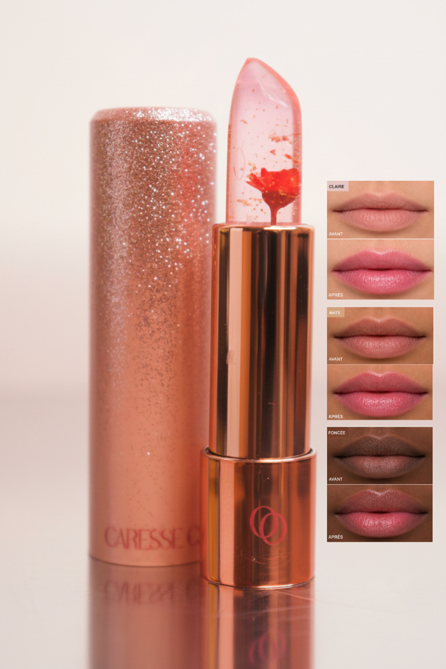 Caresse Opposée - Baume à Lèvres Rose Gold