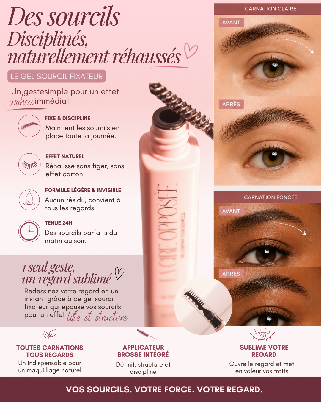 La Cire Opposée - Le gel coiffant sourcils