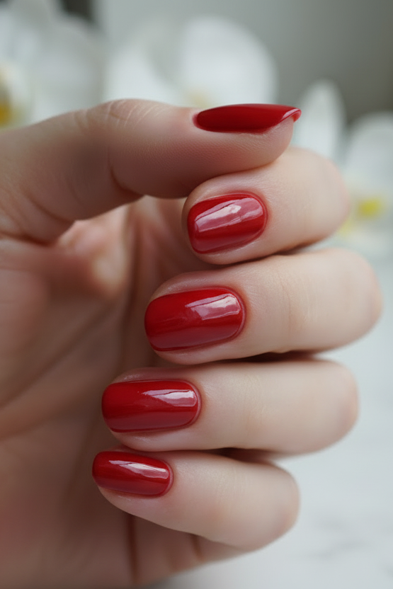 couleur du vernis plus rouge 