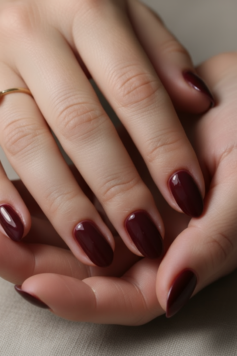 Vernis à ongles – Bordeaux Brûlé