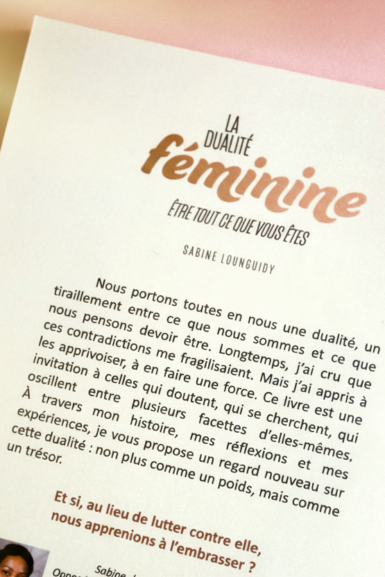 Dualité féminine – Être tout ce que vous êtes