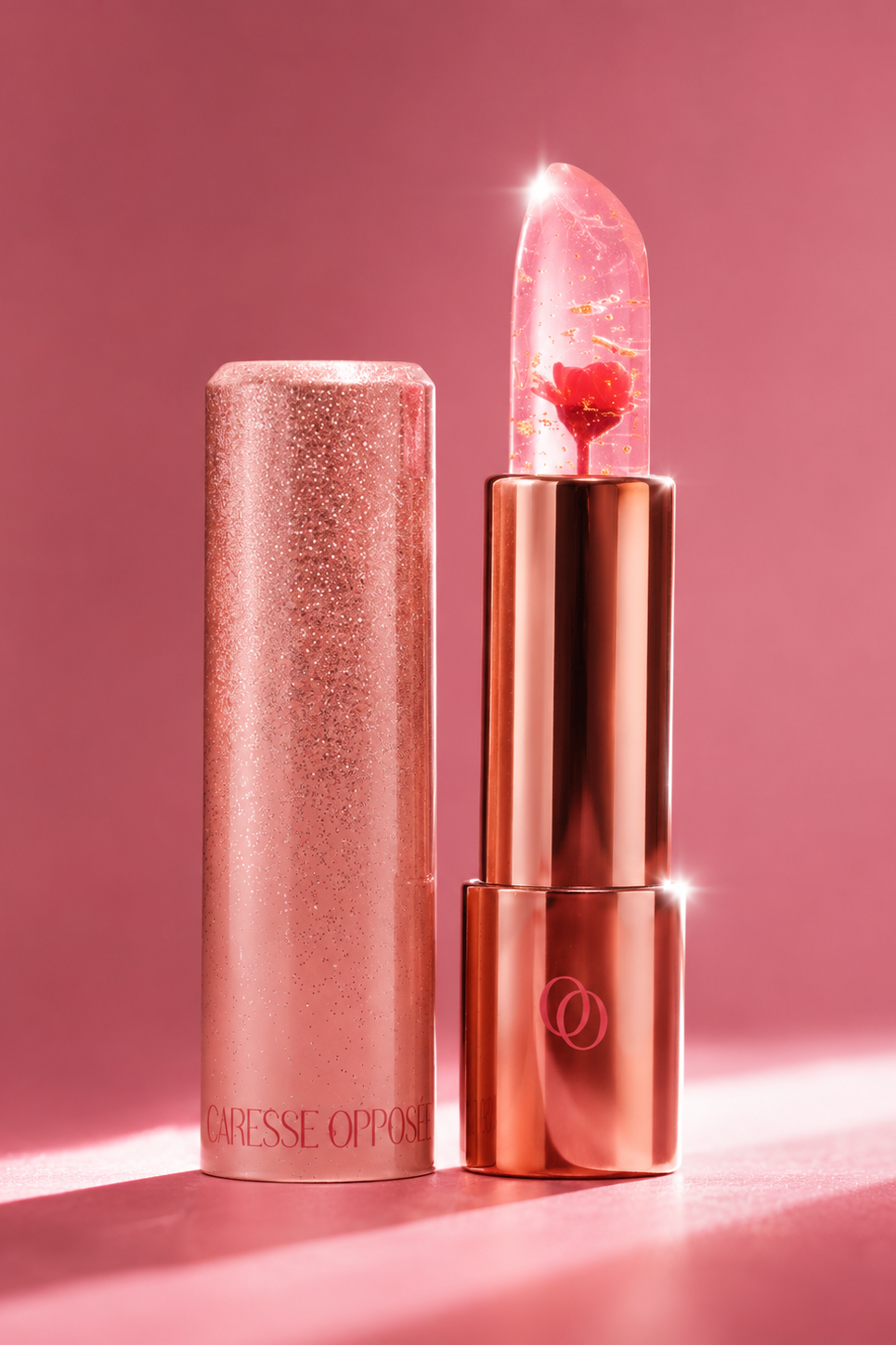 Caresse Opposée - Le Baume à Lèvres Rose Gold