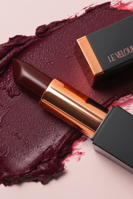 Le Velours Opposée - Teinte Marron Bordeaux